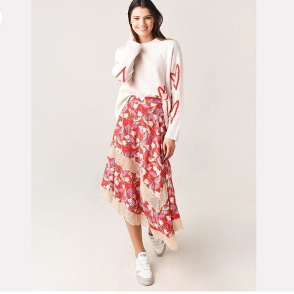 Zadig & Voltaire Women's Juliet Paisley Psyche Skirt - Picture 1 of 12